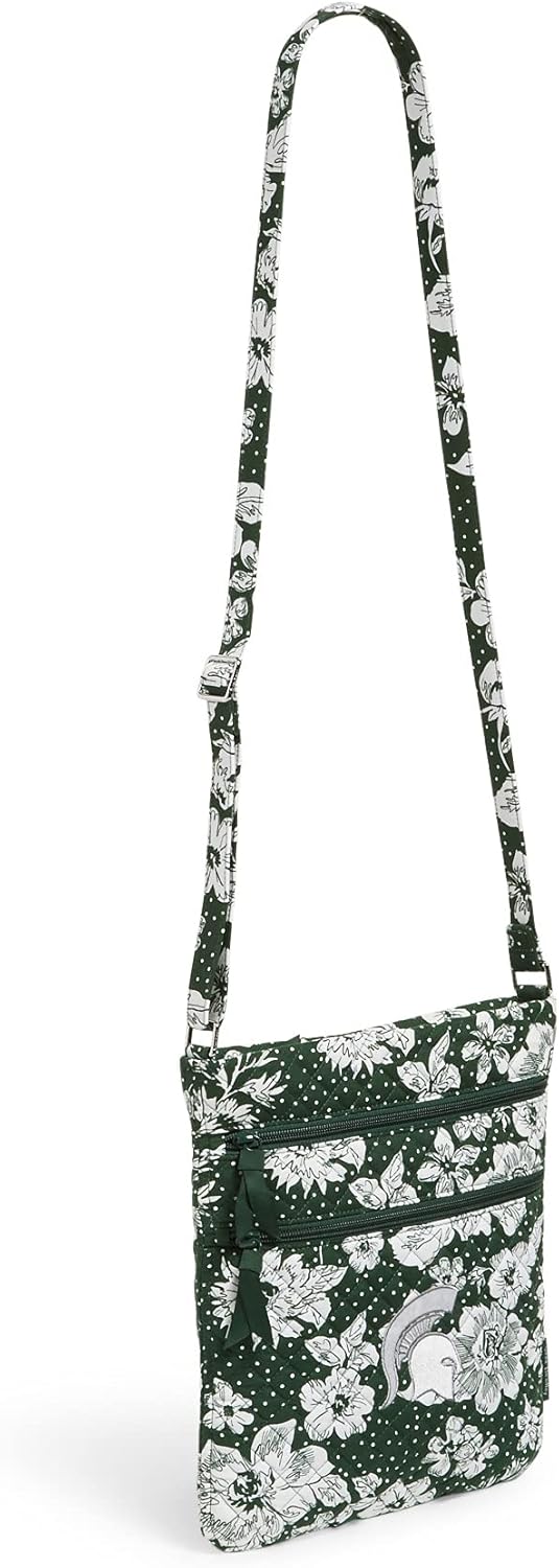 Women's Cotton Collegiate Triple Zip Hipster Crossbody Purse (Multiple Teams Available) - Image 4