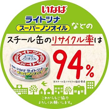 いなば　ライトツナ　スーパーノンオイル70g×96 いなば食品 いなば ライトツナ スーパーノンオイル 70g x12