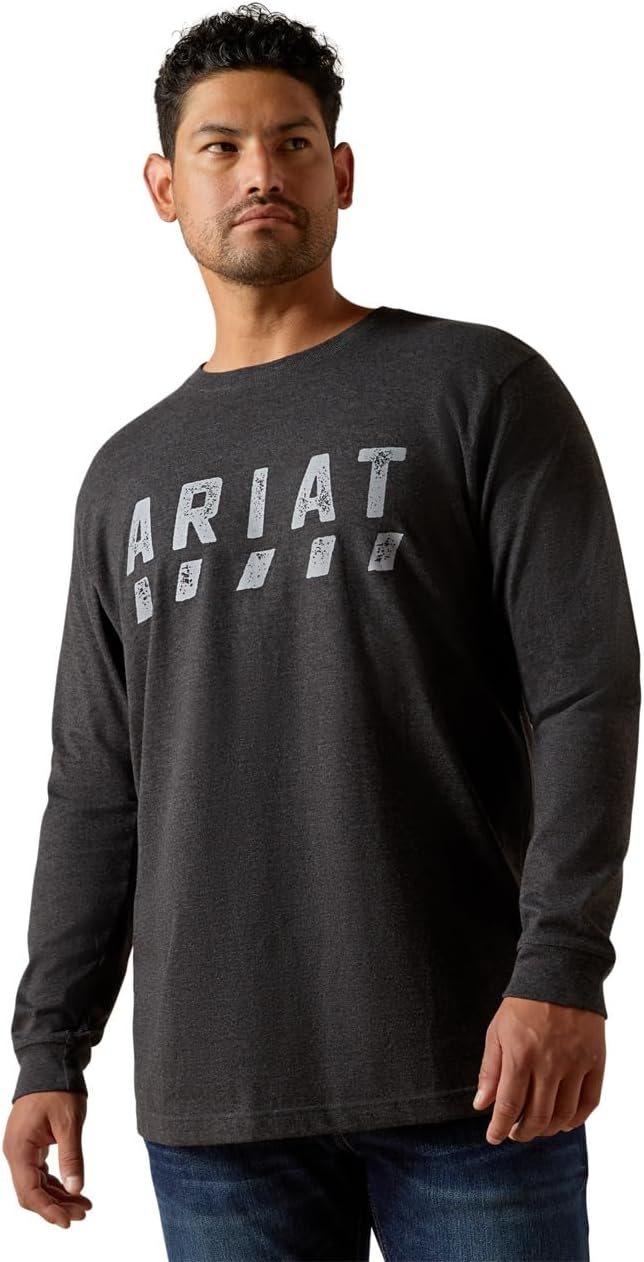 ARIAT Men’s Rebar Cotton Strong Logo Short Sleeve T-Shirt