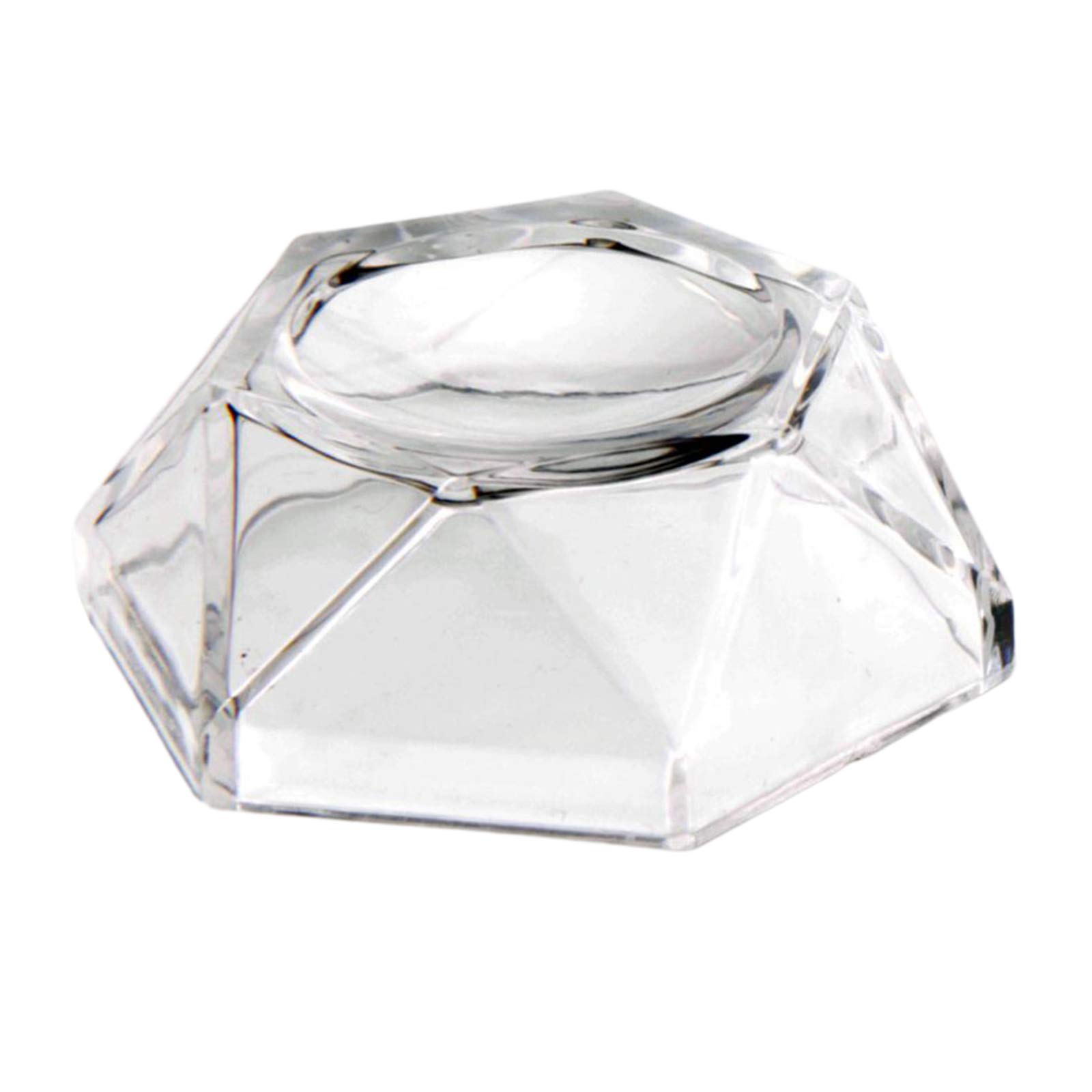 Perfeclan Multicolor Acrylic Base Display Stand Transparent Pedestal Glass Sphere Holder For Ball Desktop Ornament, Large