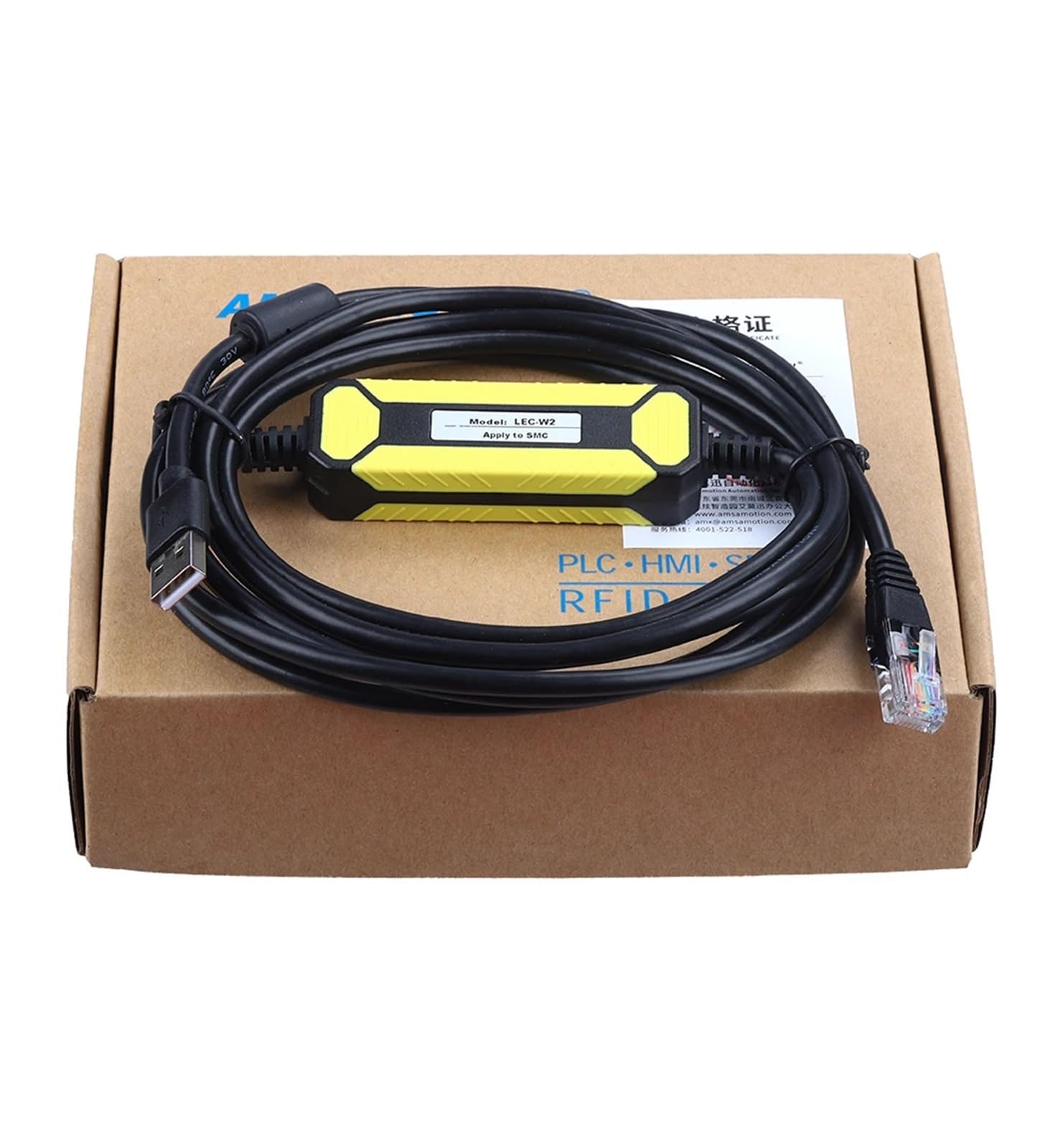 LEC-W2 for Controlador de Cilindro eléctrico SMC, Cable de Descarga USB for Ordenador, Cable de depuración