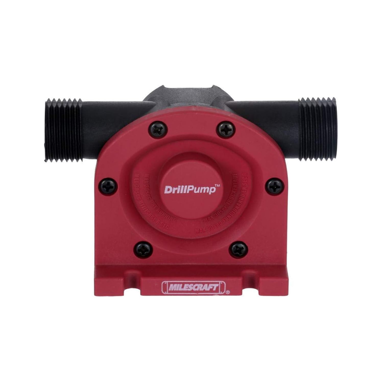 VEVOR 360 GPH 46FT High-Lift Portable Electric Utility Water Transfer Pump Bundle with Milescraft 750 GPH Self Priming Water Pump Drill Attachment