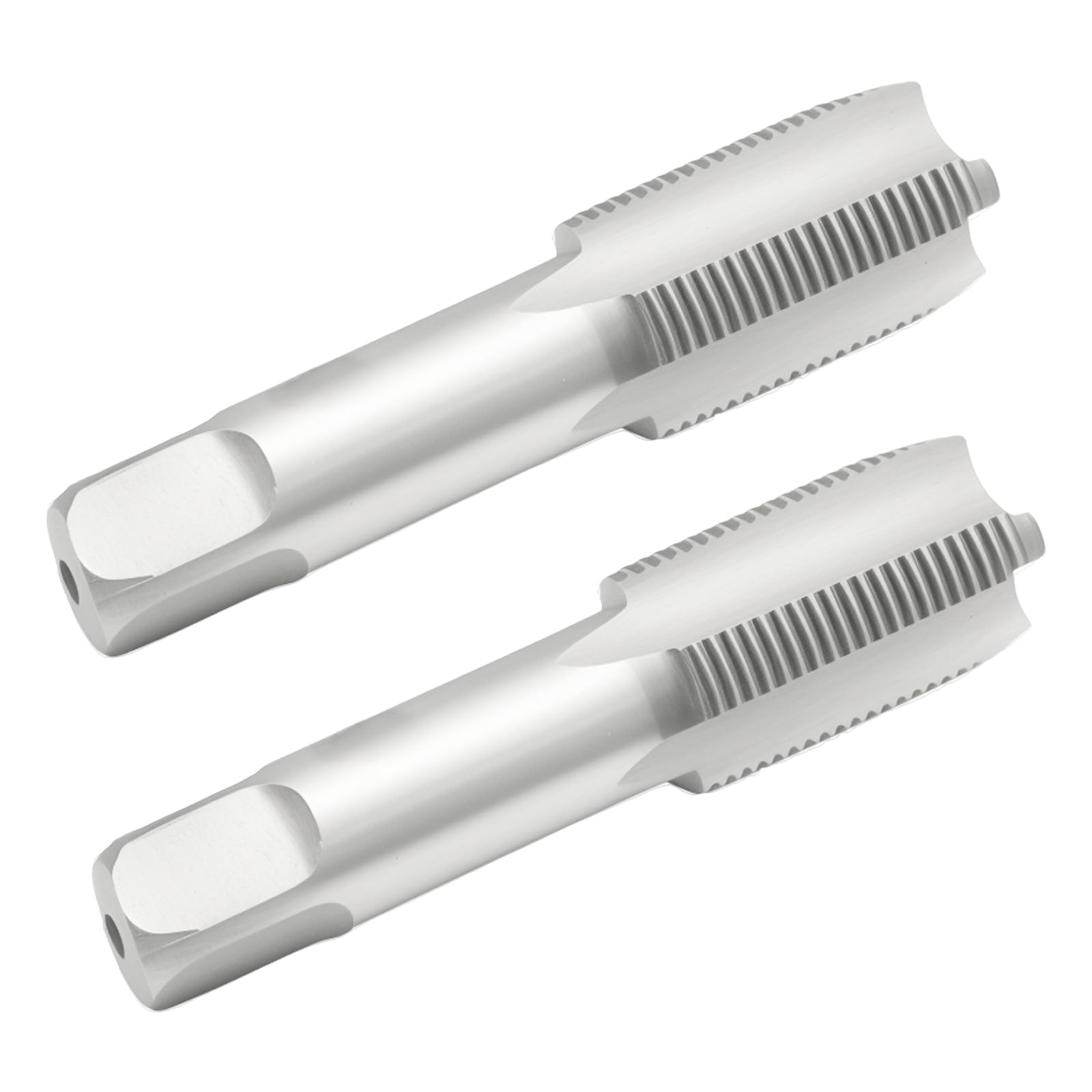 Hoypeyfiy 2 PCS Hand Taps M20 x 1.5 Thread Cutting Tools, Alloy Hand Taps, Retightening Damaged or Clogged Threads, Suitable for Repair and Retapping Various Materials
