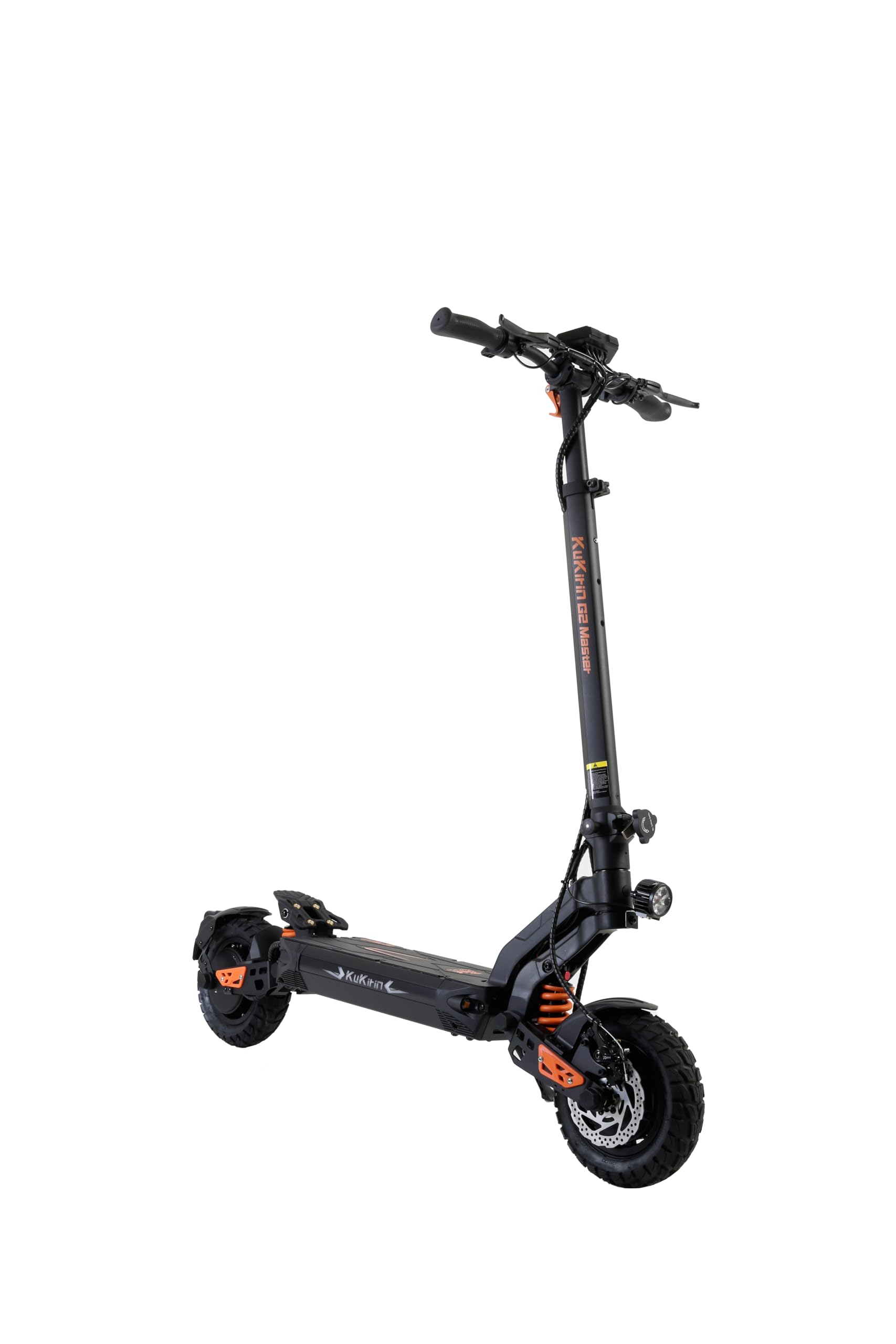 KuKirin G2 Master Patinete Eléctrico Adulto, Doble Motor, 70KM Autonomía, 10" Ruedas, Suspensión Hidráulica, Frenos de Disco Doble, Pantalla LCD, Luces LED, Portátil y Plegable para Ciudad y Aventura