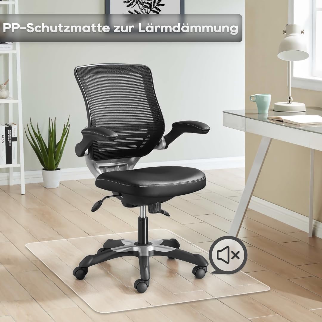 Bodenschutzmatten 110 x 140 cm - Kratzfest, rutschfest, hochwertige Materialien, effektive Geräuschdämmung, hervorragende Gleiteigenschaften, anpassungsfähig an die Raumgestaltung