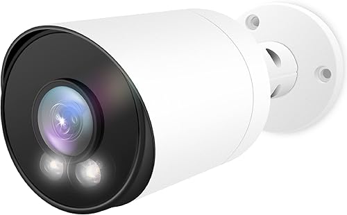 Miniatura 7 de HikvisionUniview - Cámara de torreta IP PoE de 6 MP, sensor Sony Starvis con micrófono, audio, cámara de seguridad IP, visión nocturna al aire