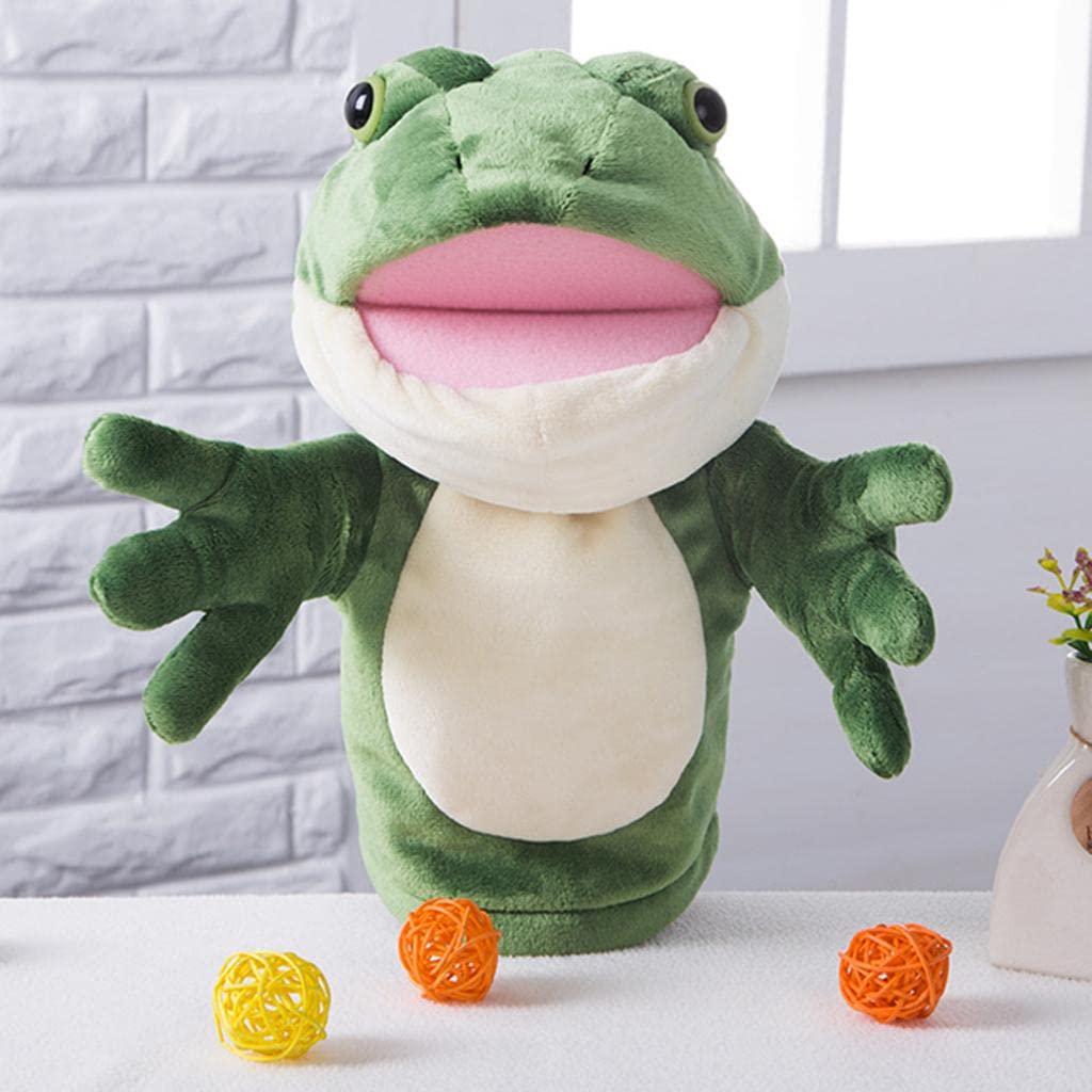 kowaku 2 Piezas Títere de Mano Animal Juguete Creativo Juguete para Juego de Representación para Niños Material Suave Adecuado para Actividades Educativas, Los 28x16cm