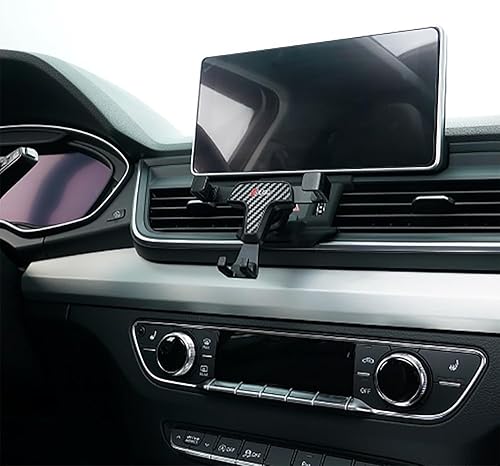 Miniatura 7 de BEERTE Soporte de teléfono compatible con Audi Q5 2018-2024 Audi SQ5 2018-2024 2018-2024 con ventilación de aire ajustable para salpicadero de