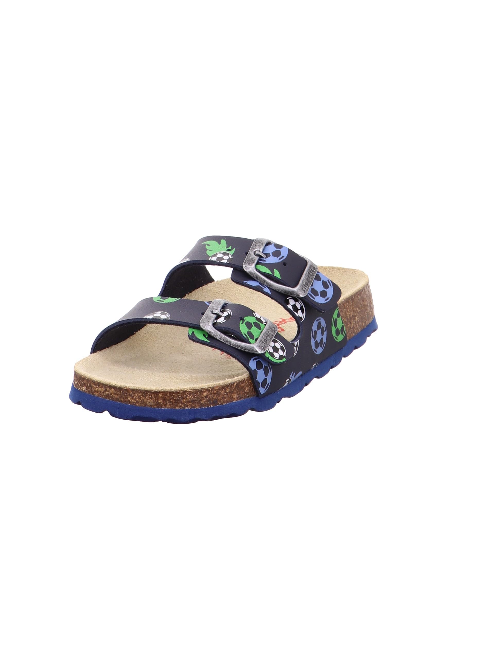 Superfit Boys' footbed slippers, Blue 8020, 8.5 UK