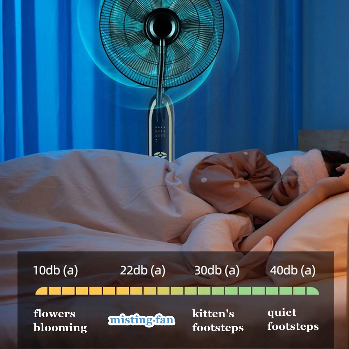 Ventilatore portatile da 42 cm con 3 velocità di raffreddamento ventilatore a piedistallo oscillante per giardino, patio, garage, soggiorno e camera da letto