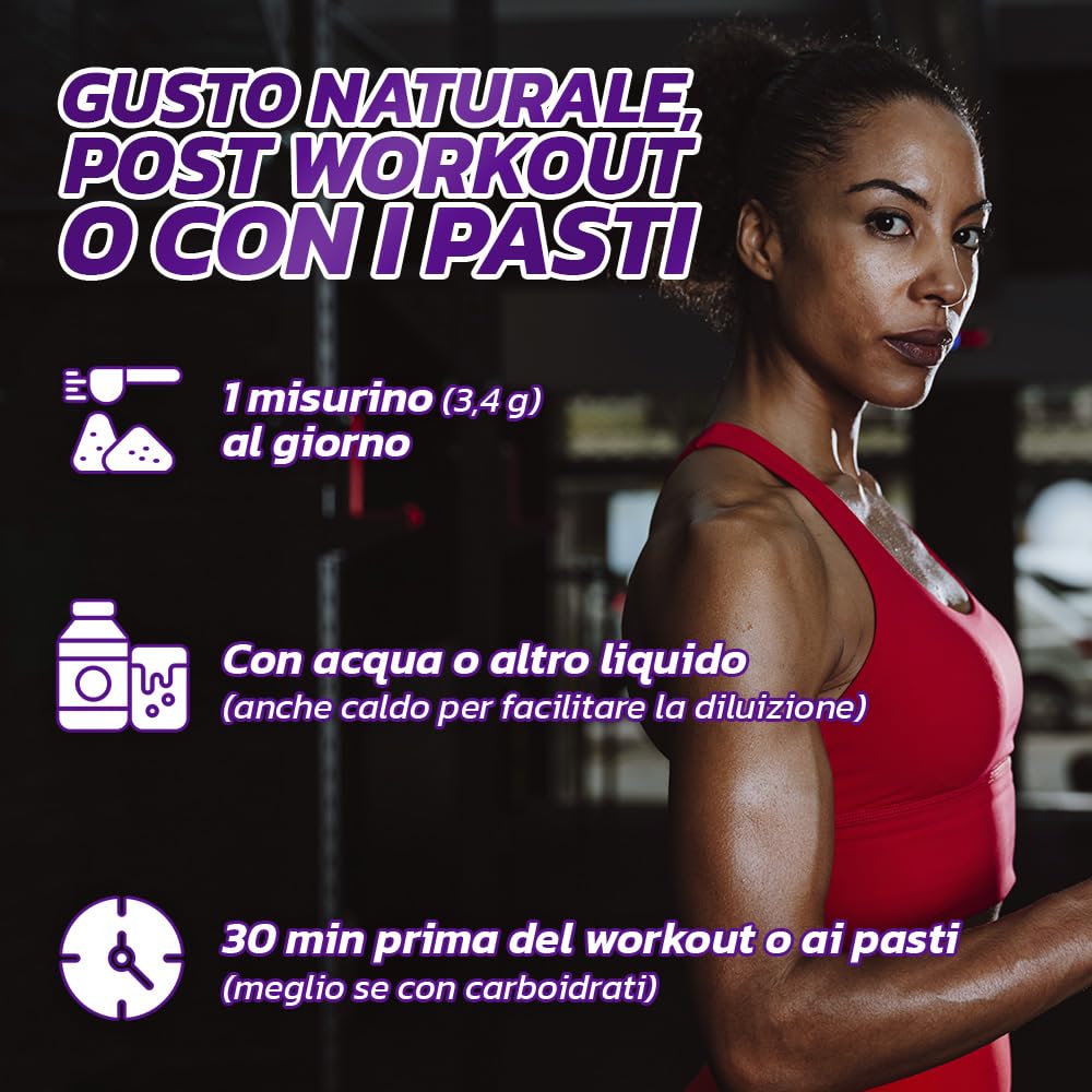 PROLABS – Creatina Monoidrata Creatine PURE Polvere 100% Pura Finissima, Creatina Monoidrato Supporta Forza e Performance Sport Alta Intensità - Integratore 100% Vegan anche Pre Workout, Neutro, 500g