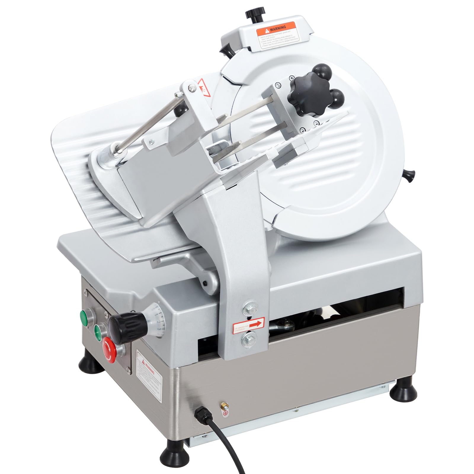 Photo 1 of 13 Inch Automatic Meat Slicer, Electric Food Slicer with 370W+550W Dual Motor, 0-16mm Adjustable Thickness, Stainless Steel Blade, Commercial Meat Slicer for Home Kitchen