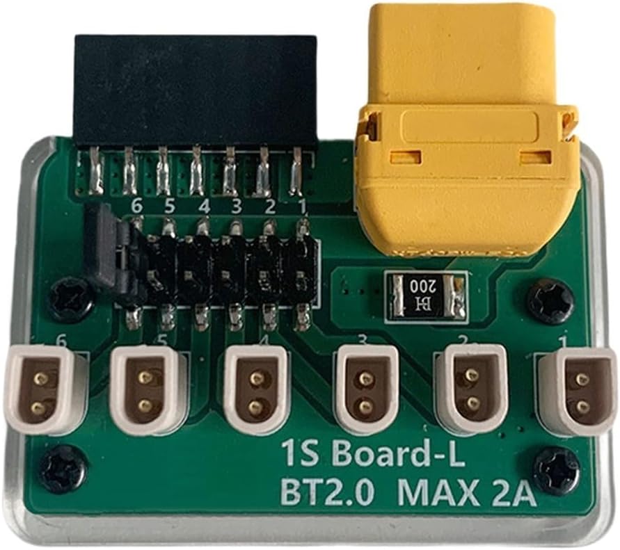 PH2.0 and BT2.0 Compatible Battery Adapter for HOTA 1S Batteries Used with For D6Pro Chargers and RC Power Management (BT 2.0 LEFT)