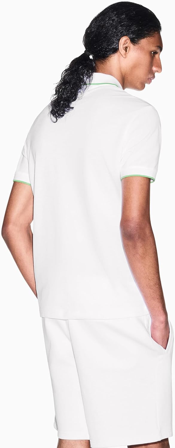 Armani Exchange Men's 3D Elevated Logo Polo