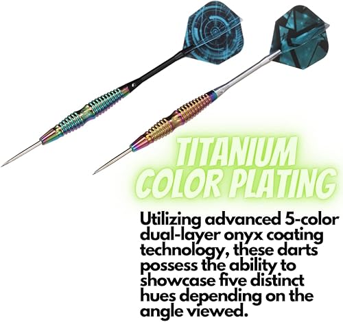 Miniatura 6 de SHOT TAKER CO. EST. 2017 Juego de dardos de punta de metal  Juego de dardos de punta de acero, dardos profesionales de metal, 12 piezas de 0.81