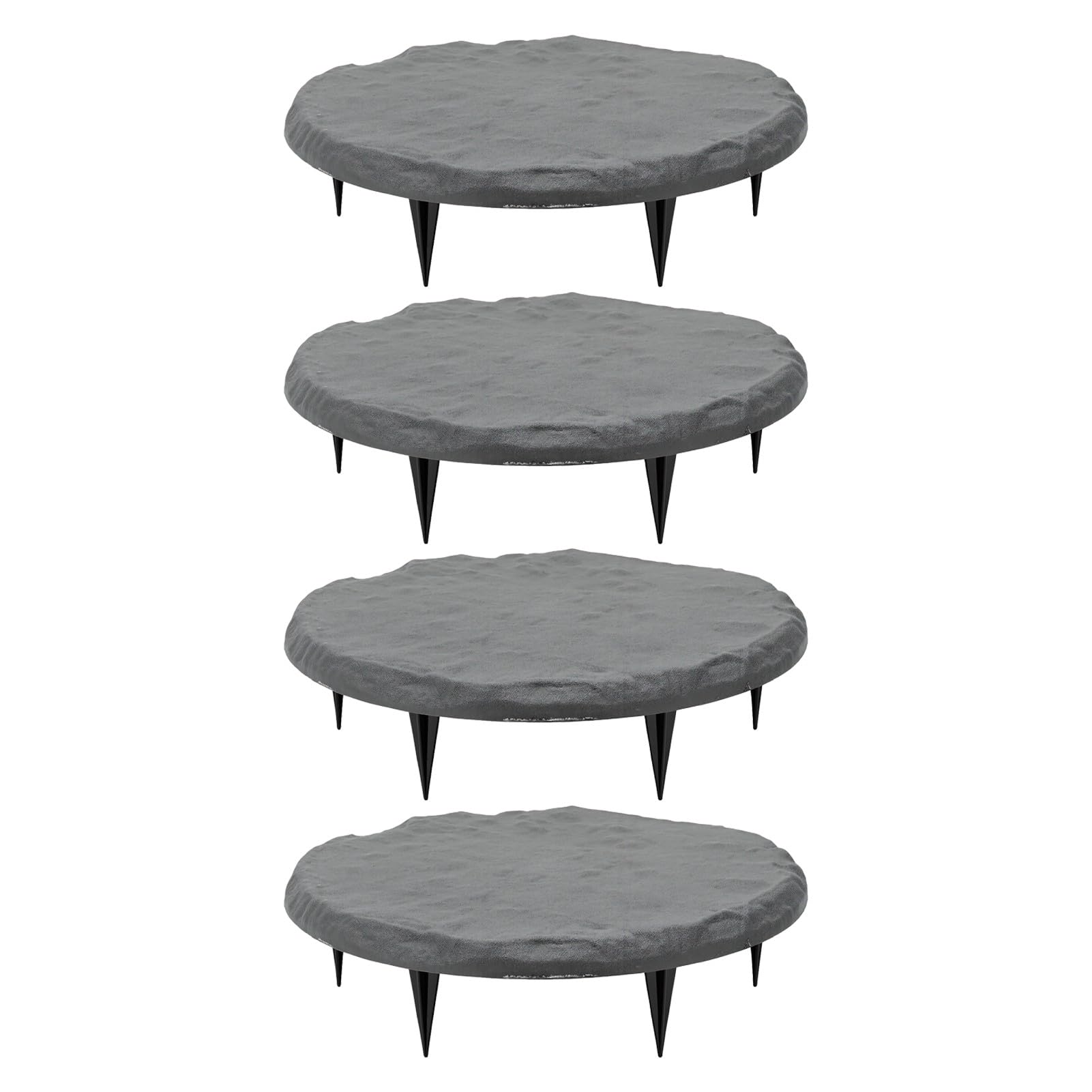 Stepping Stones 4 Piezas de Resina de 15,5 Pulgadas Resistente a la