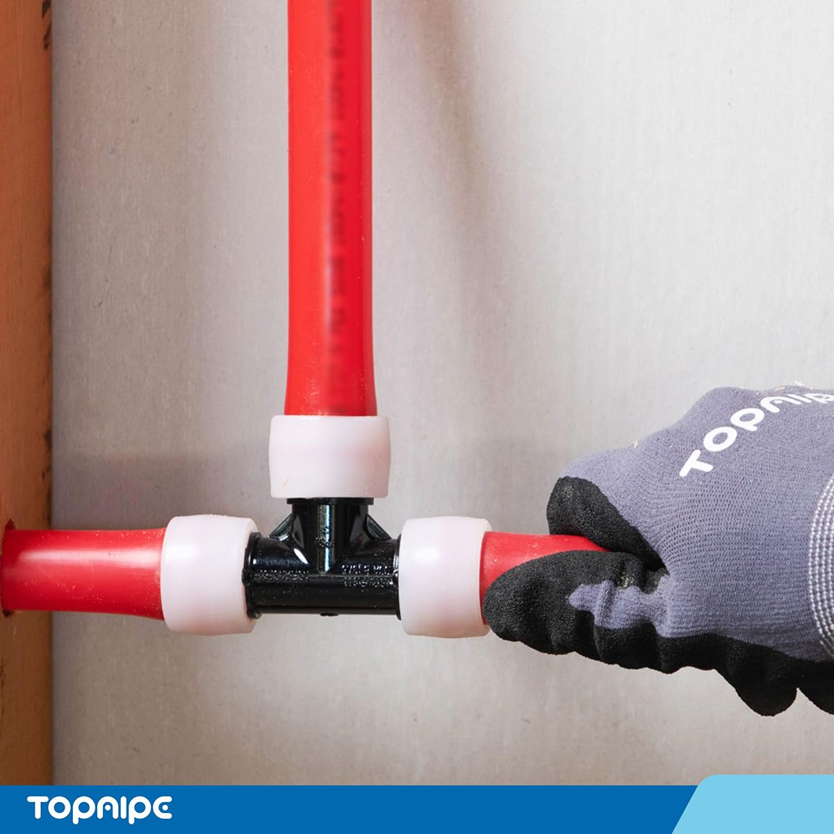 Tubo PEX-A rojo de 3/4 pulgadas x 100 pies, certificado NSF para agua potable, tubo PEX para fontanería, herramientas de fontanería de suelo/pared, accesorios Pex para agua caliente/fría