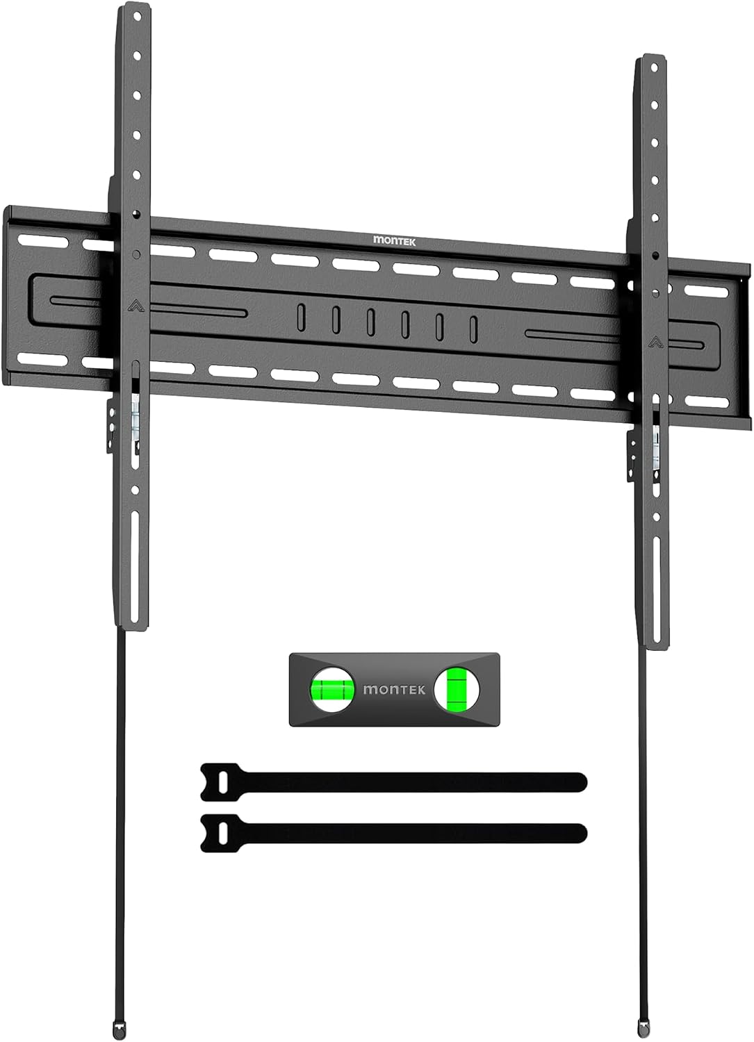 monTEK Heavy Duty Fixed TV Wall Mount Bracket for 50-100" TVs, Max 300 lbs