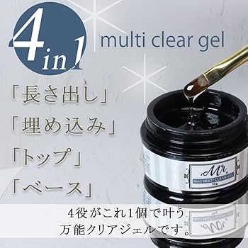 Amazon | クリアジェル Mr.(ミスター)4in1 マルチクリアジェル 15g Amazon | クリアジェル Mr.(ミスター)4in1 マルチクリアジェル 15g