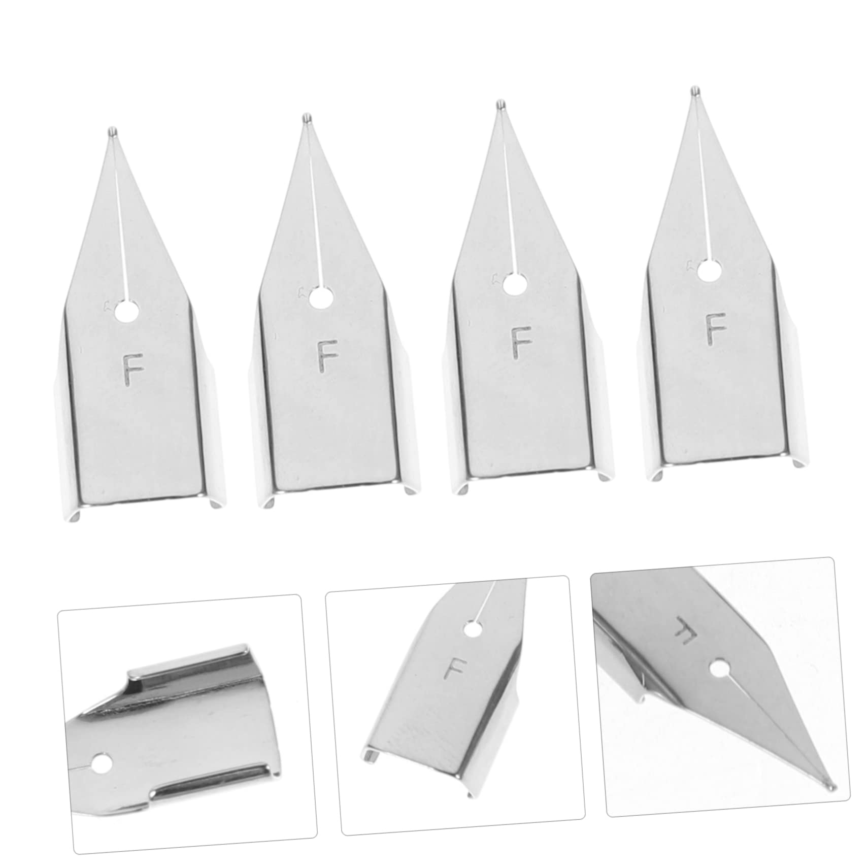 Angoily 5sets 20pcs Fountain Pen Nibs Replacement Nibs for Ink Pens Smooth Writing for Students Artists and Beginners Easy to Install for Home Office and School Use 20pcs*5