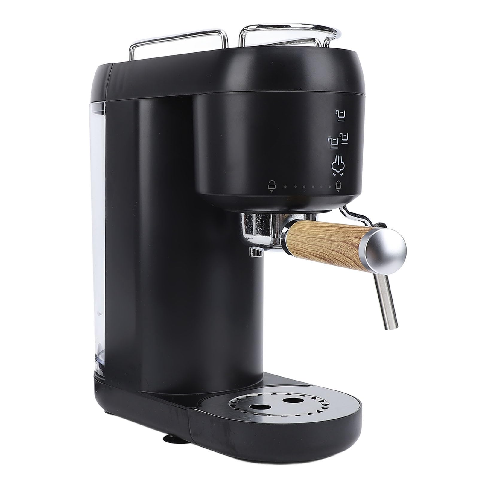 Ubijakiem Kolbą Kompaktowym, ekspres do Kawy 1400 W, Inteligentna Kontrola Temperatury, Spieniacz do Mleka, Cappuccino, kawa