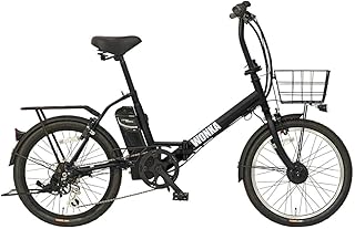 WONKA 折畳電動アシスト自転車 WONKA 20インチ6段変速 ブラック