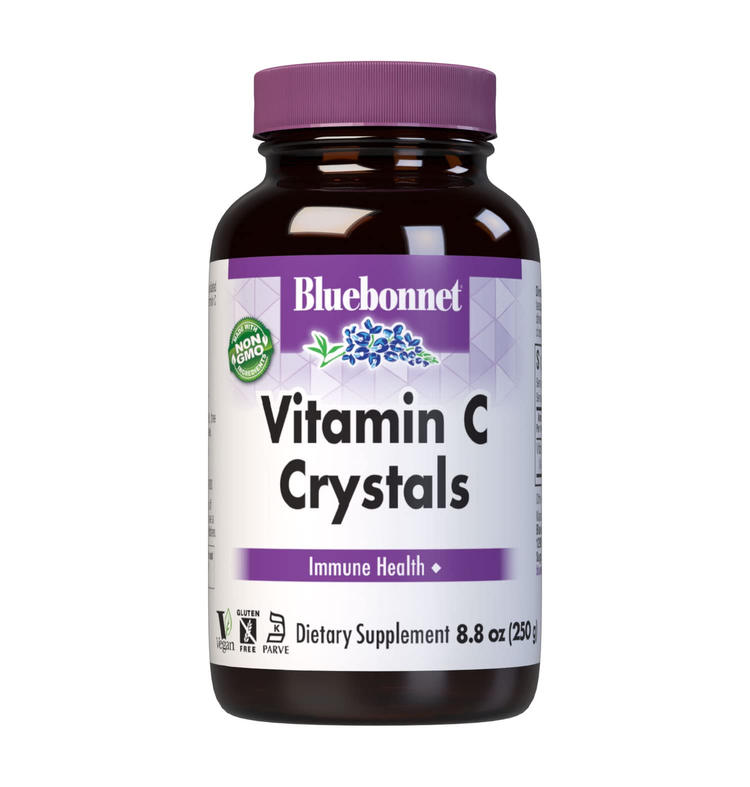 Bluebonnet Nutrition Vitamin C Crystals, for Immune Health, for Antioxidant Protection, Soy Free, Gluten Free, Non-GMO, Kosher, Dairy Free, Vegan, Powder, 8.8 oz (250 g) 8.8 Ounce (Pack of 1)