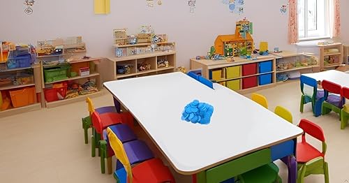 Vista 141 de SmartDealsPro juego de 100 fichas de aprendizaje de plástico opaco, de 1 pulgada, para juegos de fichas, minipóquer, con caja de almacenamiento