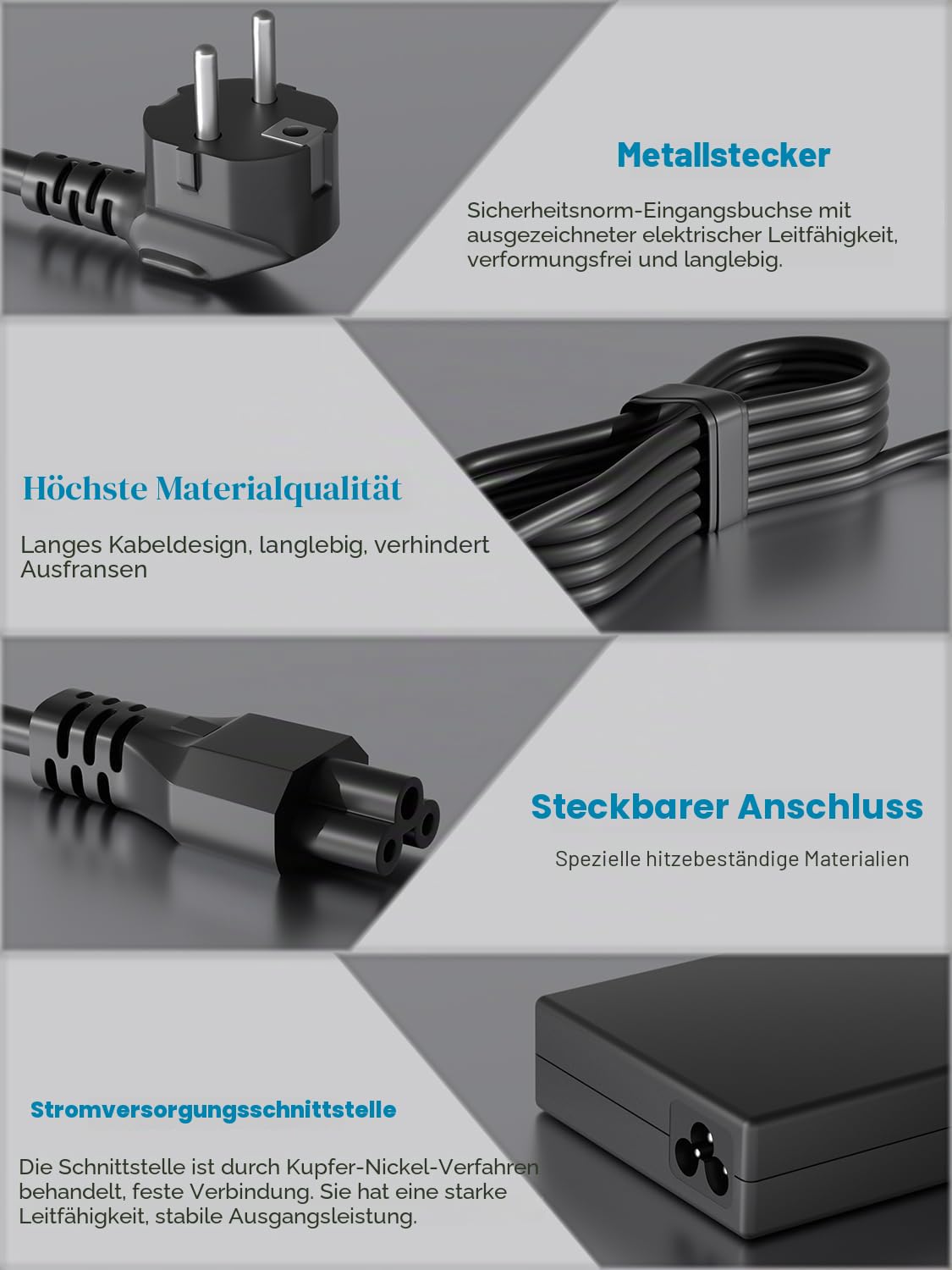 120W Netzteil Ladekabel Ladegerät für HP USB-C Dock G5 5TW10UT 5TW10AA Universal Dock G2, Elite USB-C Docking Station/Envy 14 15 17 M7 Pavilion Gaming 15 16 Omen 15 Laptop