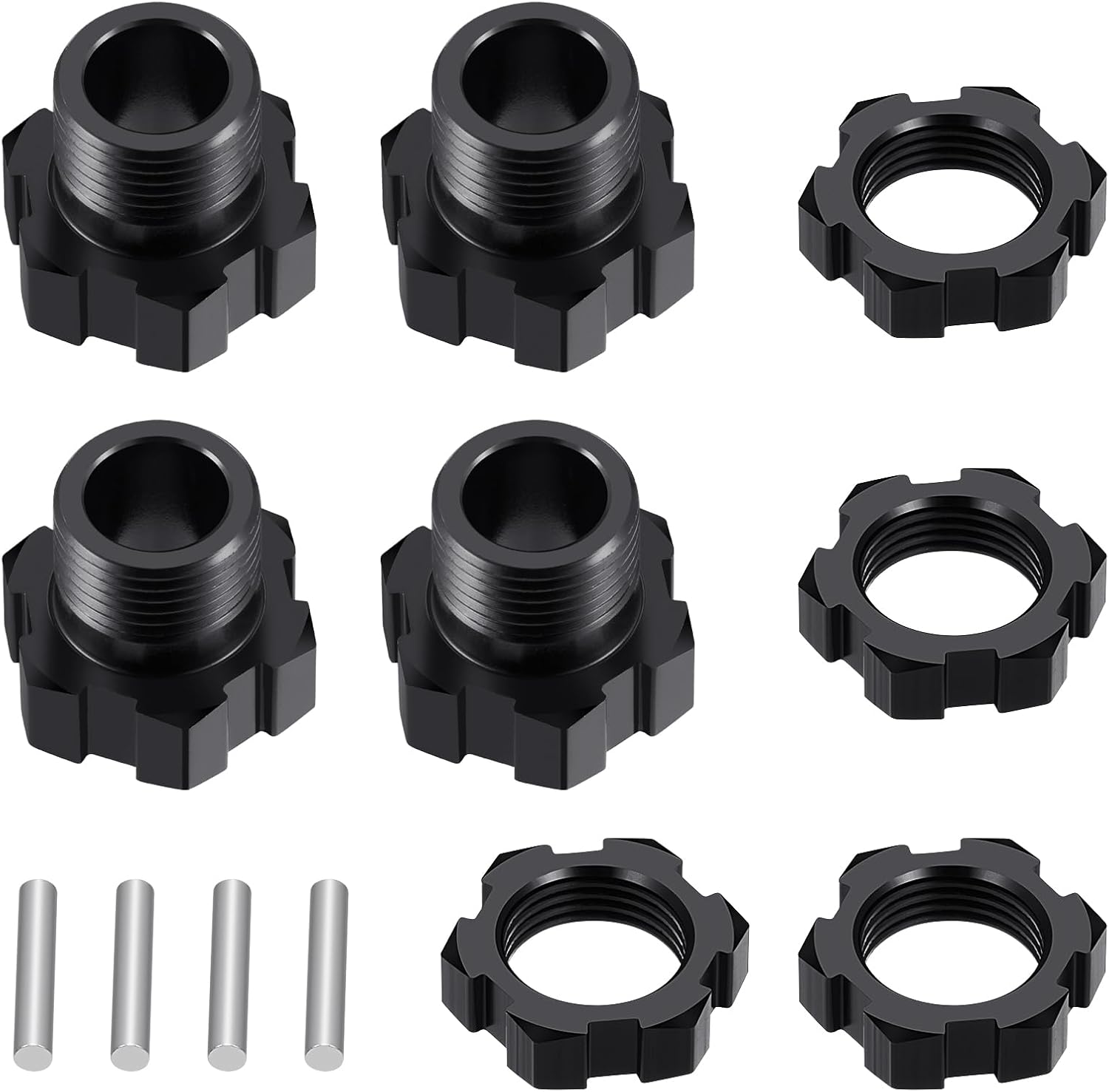 RCLIONS RC Car Wheel Hex 17mm Hub Adapters for 1/8th ARRMA KRATON 6S EXB RC Truck Car Upgrade Parts
