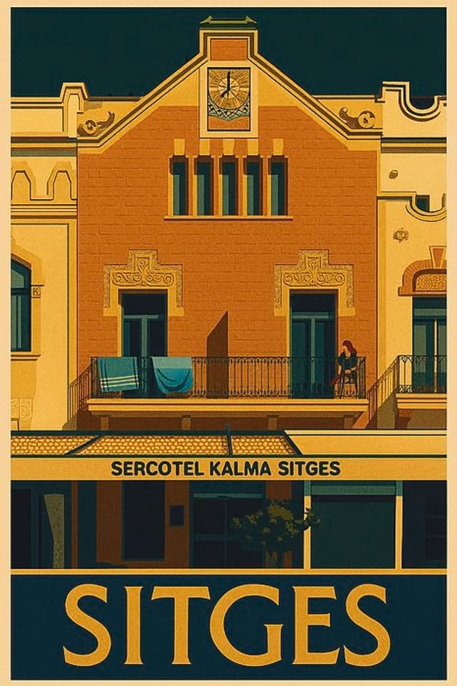Póster de Sitges nostálgico para revivir el verano eterno en tus paredes
