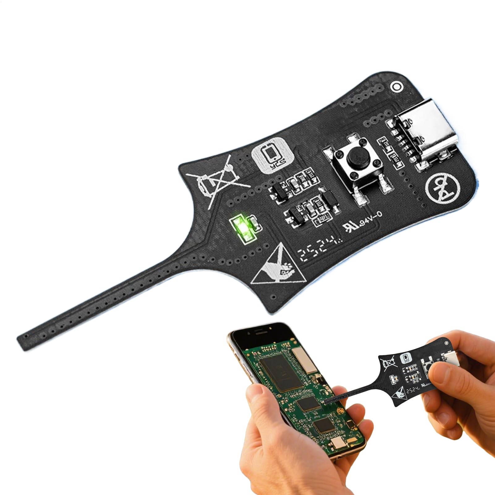Tester Per Circuiti Elettronici | Strumento Diagnosi Scheda Madre,Rilevatore Preciso per Professionisti Officina Manutenzione Principianti Riparazione Smartphone
