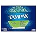 Tampax Cardboard Tampons for Women Super Absorbency, Anti-Slip Grip, LeakGuard Skirt, Unscented, 40 Count