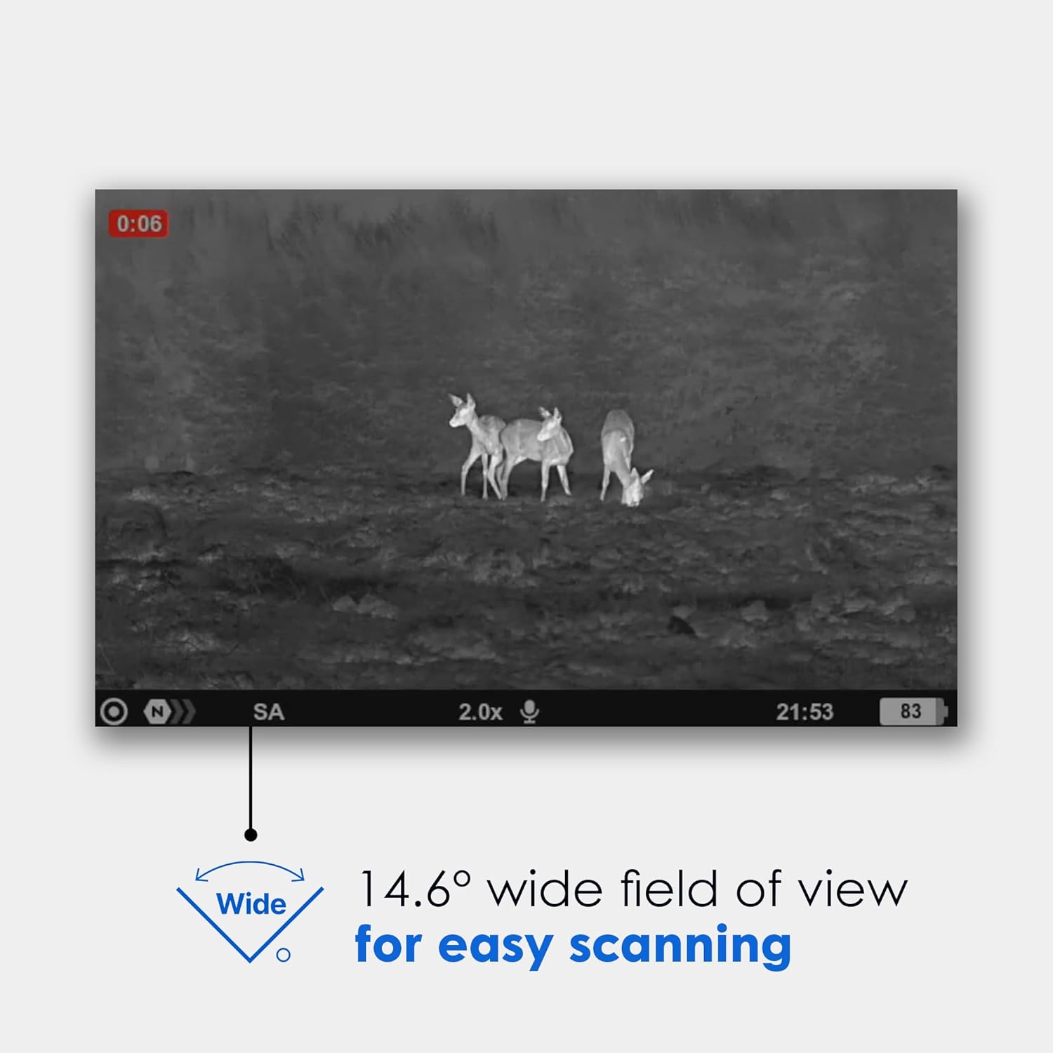 Pulsar Axion showing wide field of view