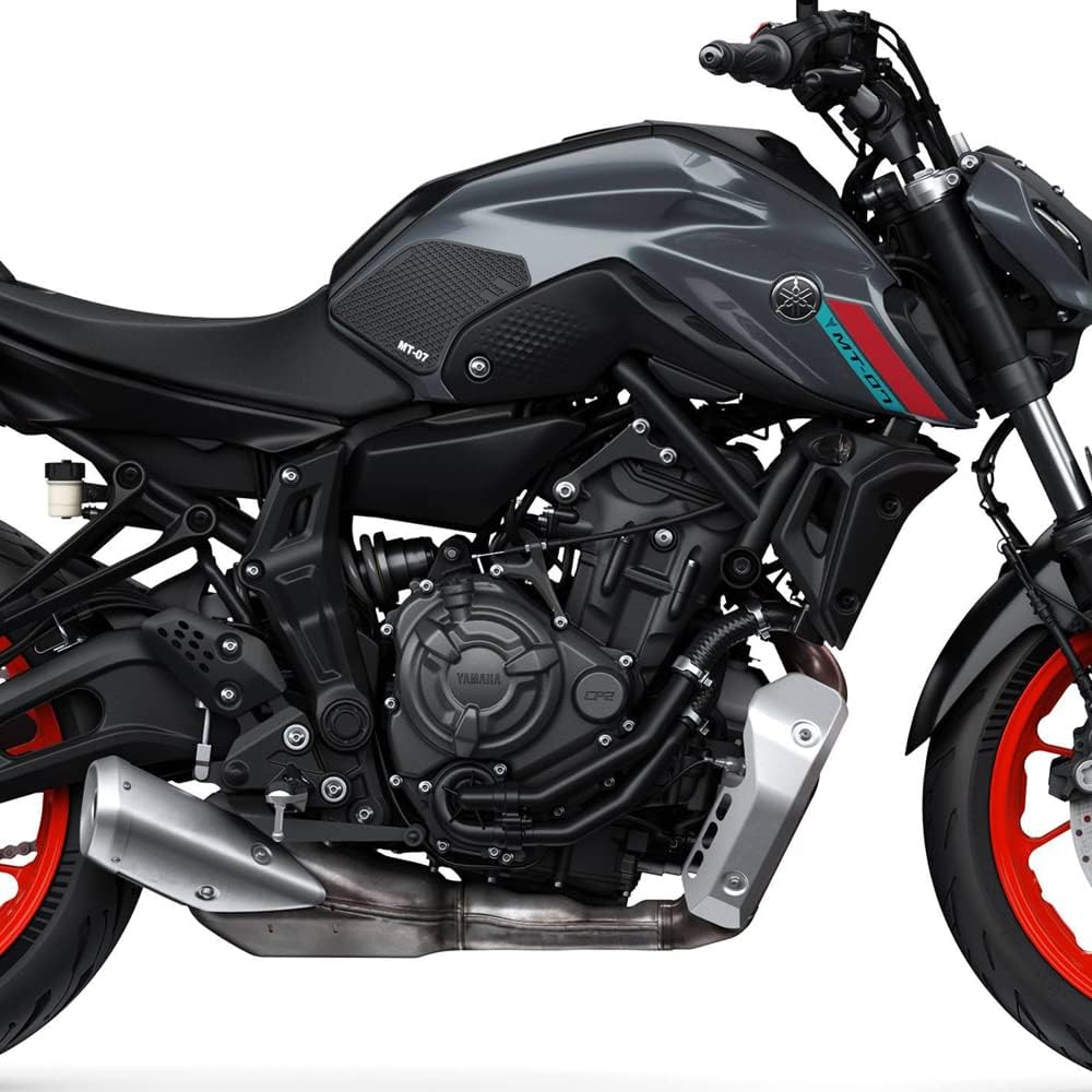 Motorcycle Gas Tank Protectors for MT 07, Non-Slip Fuel Tank Sticker, Waterproof Fuel Tank Side Traction Pad for MT-07 MT07 MT 07 2021 2022