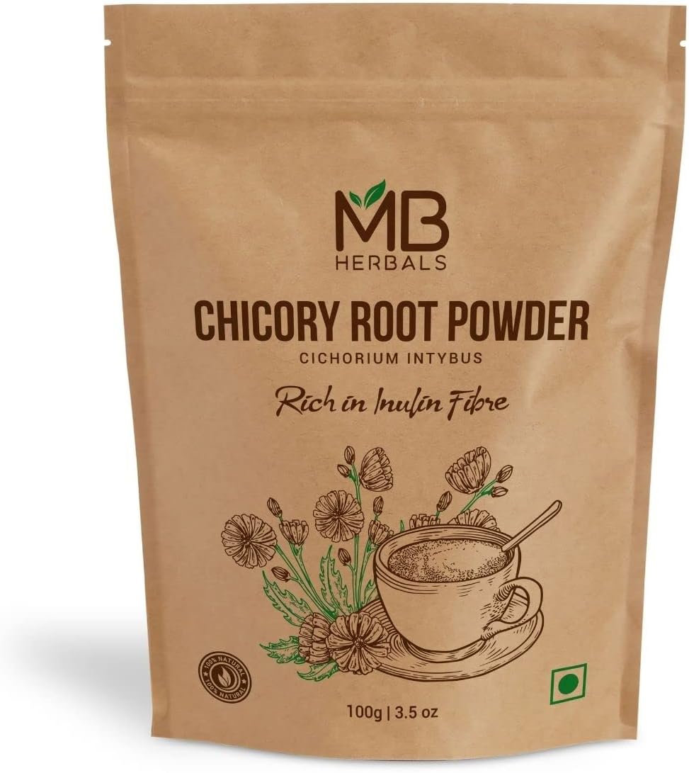 Chicory Root Powder 100 Gram | Dissolves Instantly in Water or Milk
