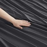 Clara Clark RV Queen Sheets, 6 Piece RV Sheets Set - Hotel Luxury Sheets for RV Bunks, Super Soft Bedding Set, Short Queen,Charcoal Gray