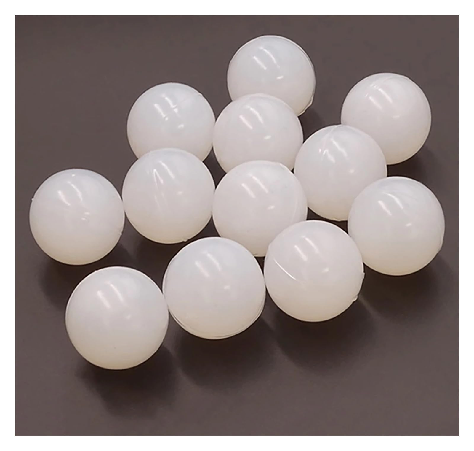 Diámetro 2/2, 5/3/3, 5/4/5/5, 5/6/6, 5-65mm, bola de silicona sólida redonda blanca, bola de silicona de sellado, piezas industriales de bricolaje (Tamaño : 19mm)