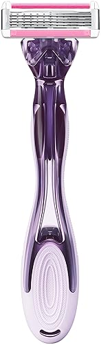 BIC Soleil Women's Disposable Razors - 5 Blade Set with Moisture Strip(1 Handle & 3 Cartridges,4 Piece Assortment (Pack of 3))