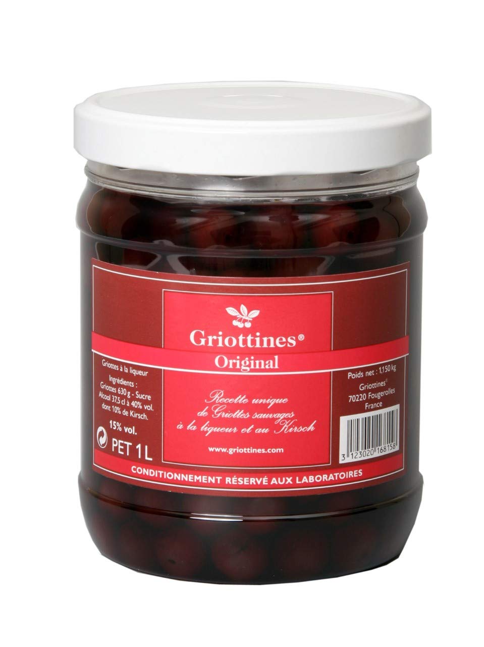 Distilleries Peureux Griottines Cherries 1 Liter / 33.8