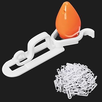 180 Pcs Christmas Light Clips, All in One Waterproof Gutter Hook Light Clip