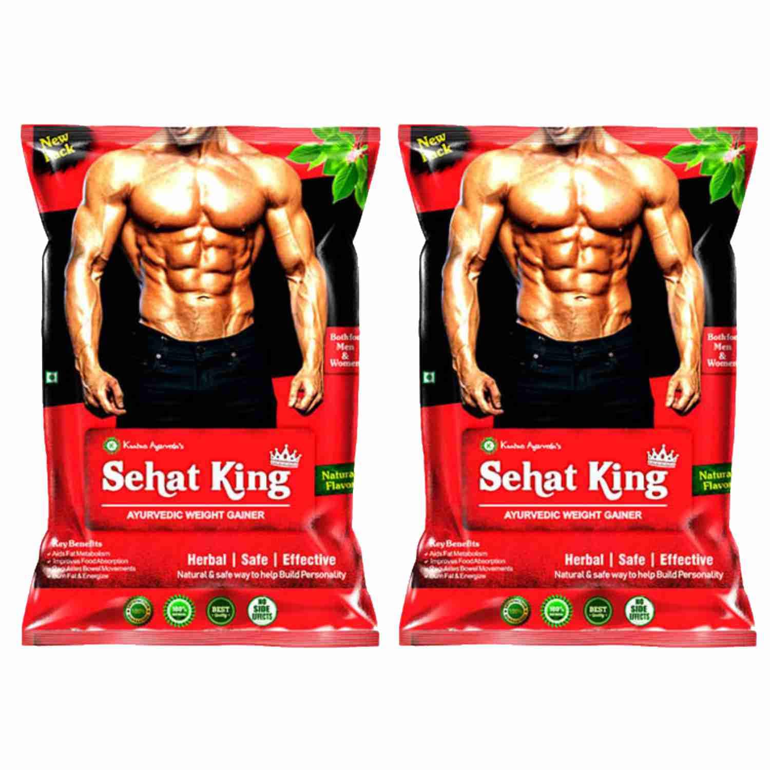 Kaahan AyurvedaSehat King Ayurvedic Powder For Weight Gainer Weight Gainers/Mass Gainers (320gm)