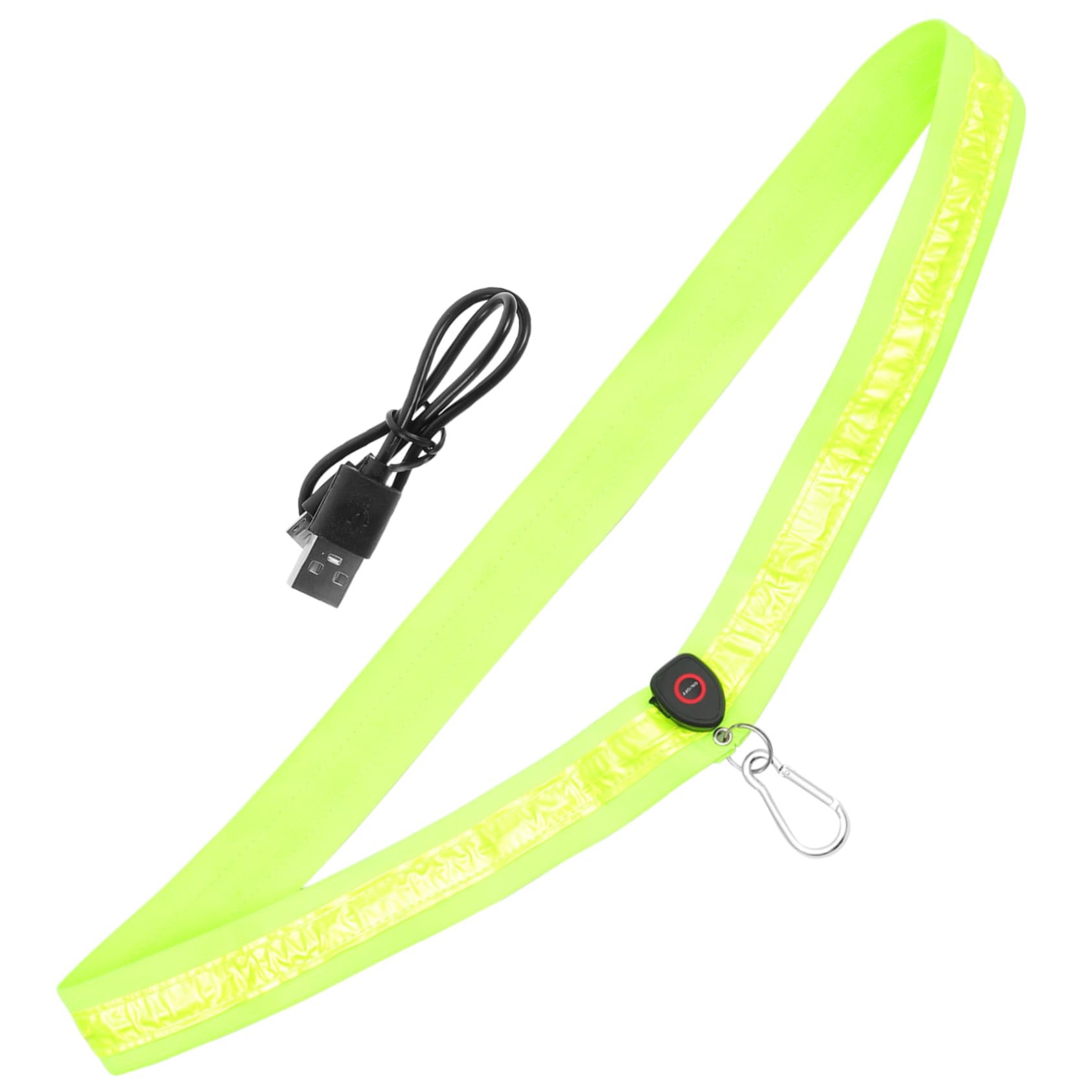 TOYANDONA Bretelles croisées Lumineuses lumière Ceinture d'épaule à LED rougeoyante Ceinture LED Bande LED Ceinture réfléchissante de sécurité bandoulière Brillante Nylon Vert