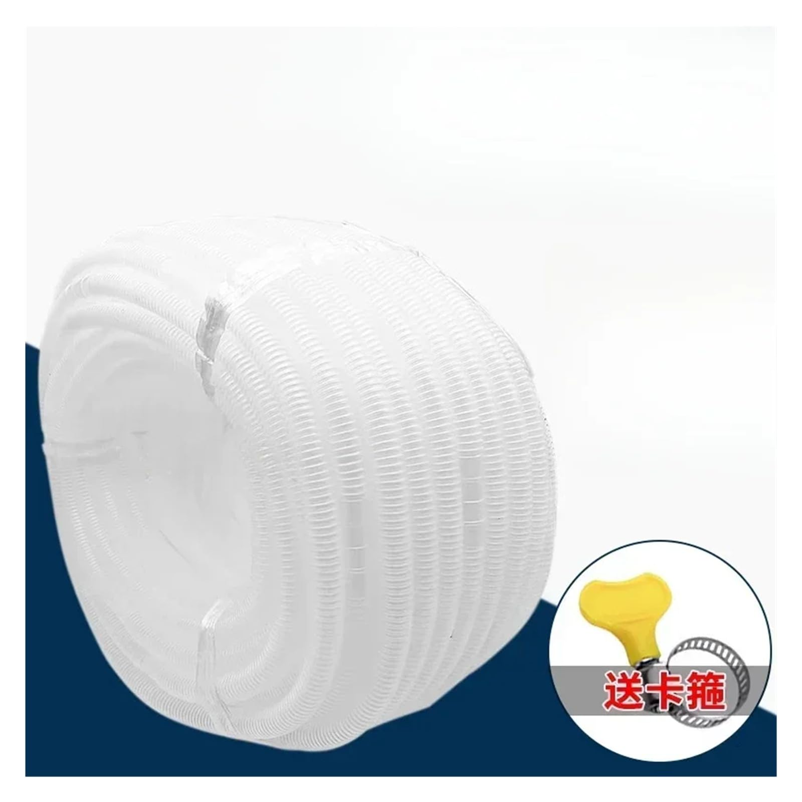 Tubo Corrugato for Drenaggio Aria Condizionata Tubo in Plastica Antiossidante Tubo di Scarico for Lavatrice 14/16/18mm Interfaccia Universale(20 meters)