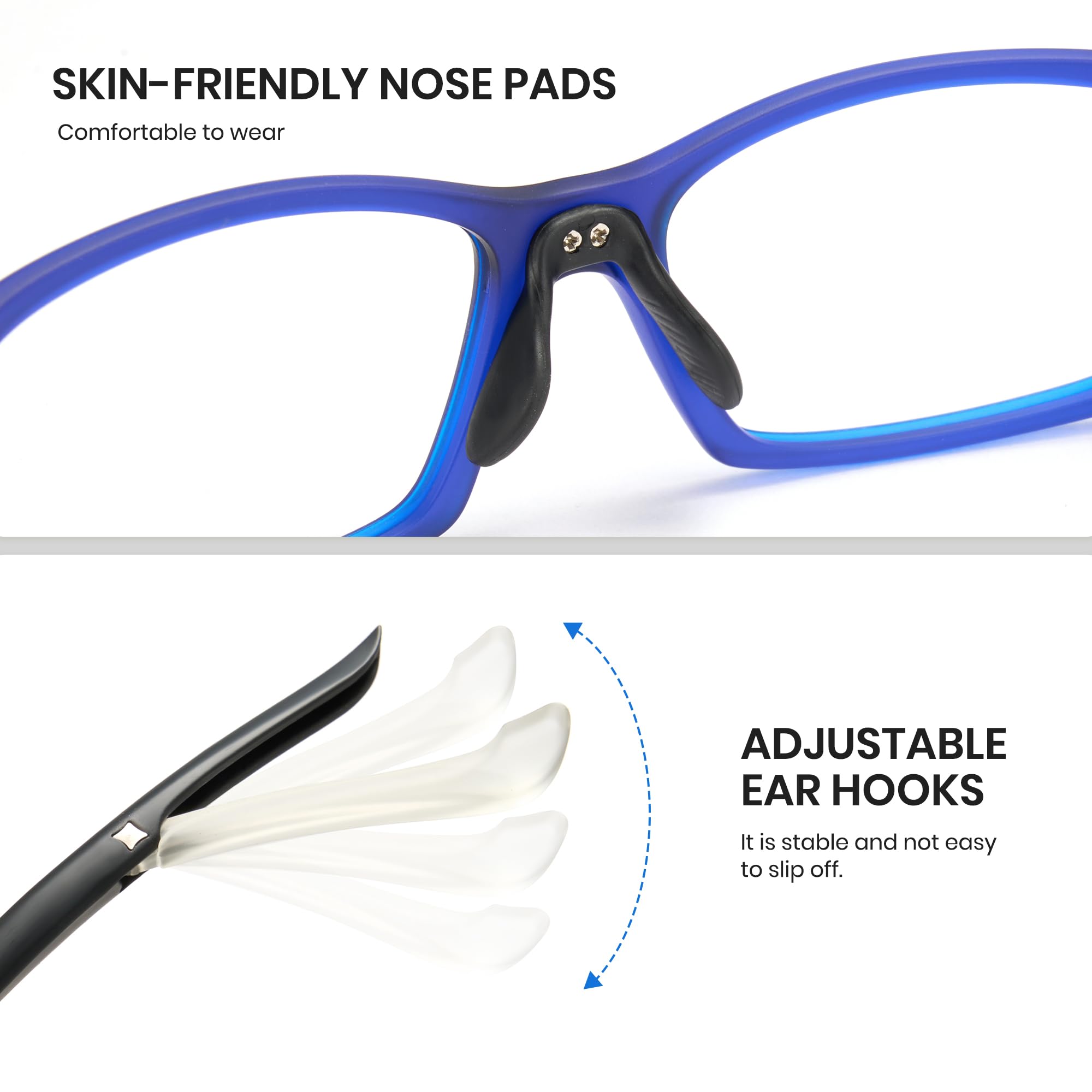 Cyxus Lunettes Bleu Lumière Hommes Femmes Léger Ordinateur Lunettes Rétro Lunettes Anti Mal Tête Fatigue Des Yeux 8161