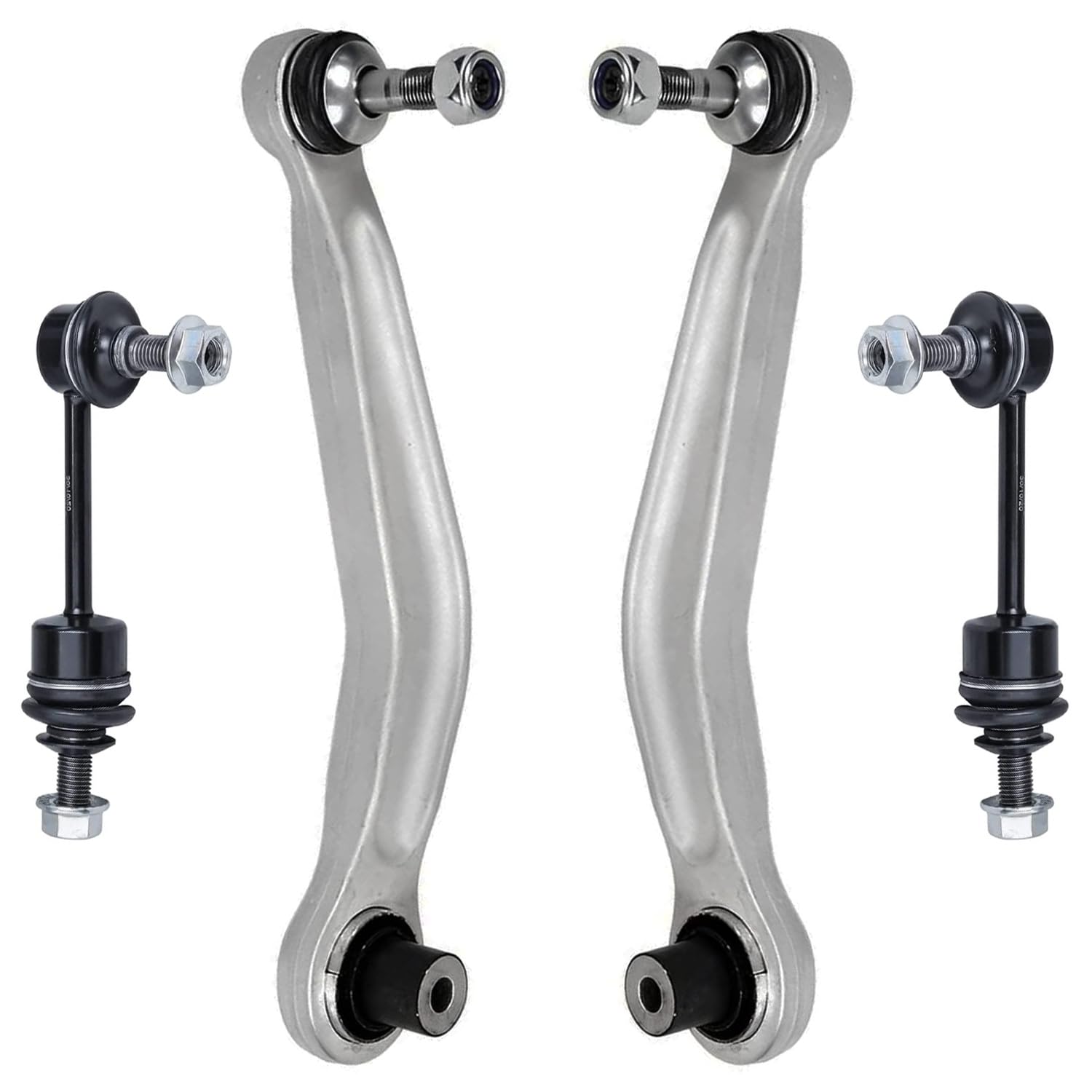 Detroit Axle - Rear Upper Rearward Control Arms w/Ball Joints Sway Bar