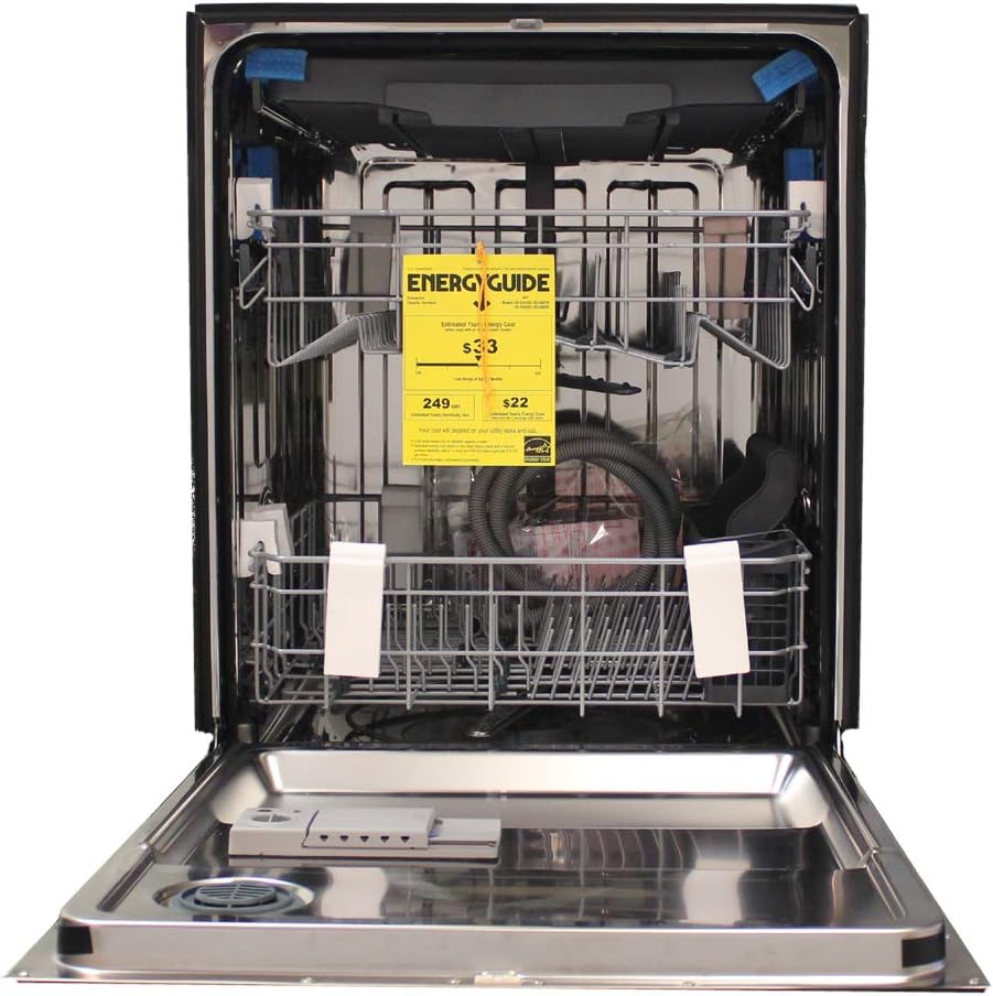 SPT SD-6501W 24″-wide Built-In Stainless Steel Tall Tub Dishwasher with ENERGY STAR, Heated Drying, 6 Wash Programs and 14 Plate Settings – White