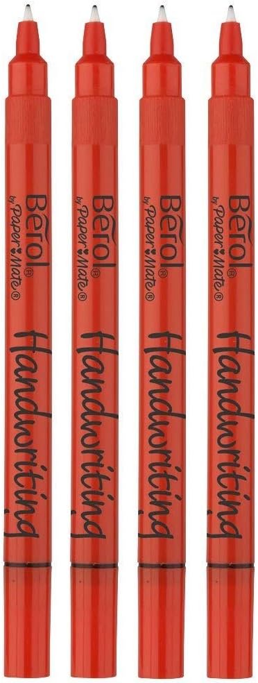 Berol Handwriting Pens (PACK OF 4) BLACK INK