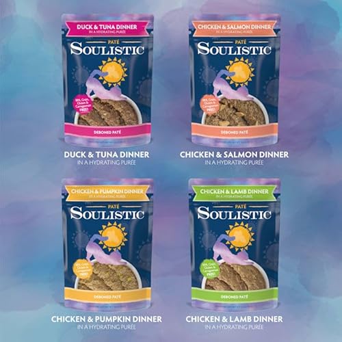 Soulistic Pate Peaceful Pleasures Variety Pack Wet Cat Food, 3 Oz., Count Of 8 #TOP2