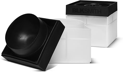 BLKSMITH Juego de dos moldes de hielo esféricos